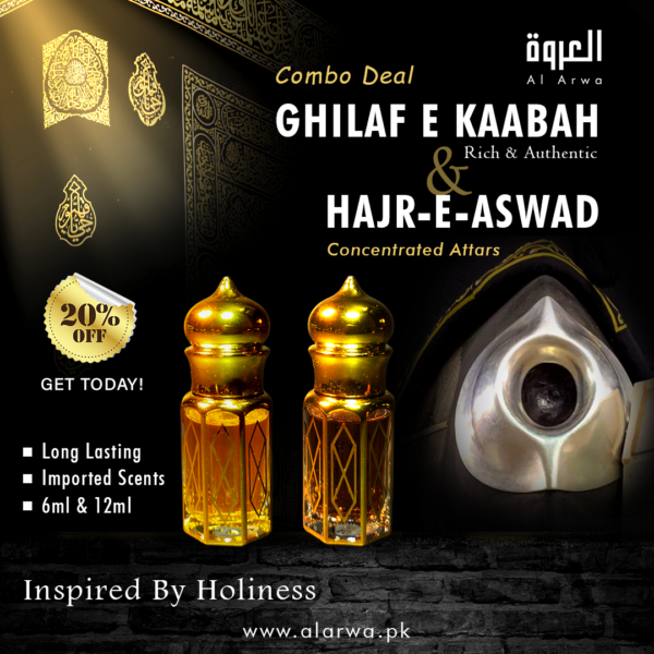 Ghilaf-e-Kaaba + Hajr-e-Aswad Attars deal