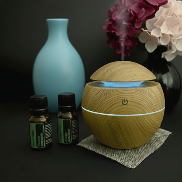 ROUND WOOD Air Humidifier